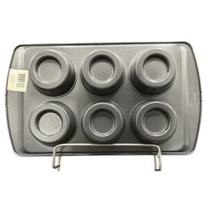 🍮 Wilton 6-Cup Mini Dress Shell Cake Pan Nonstick Bakeware